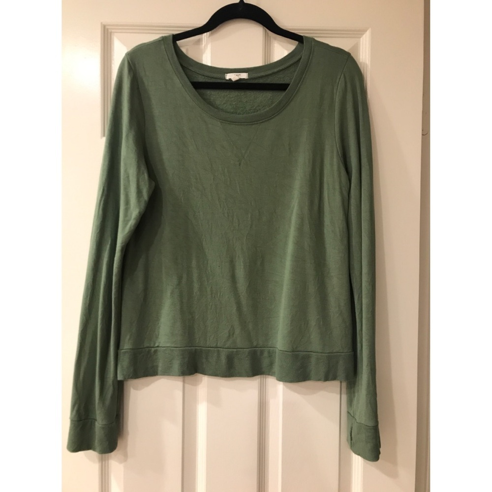 Kelly green super soft pullover